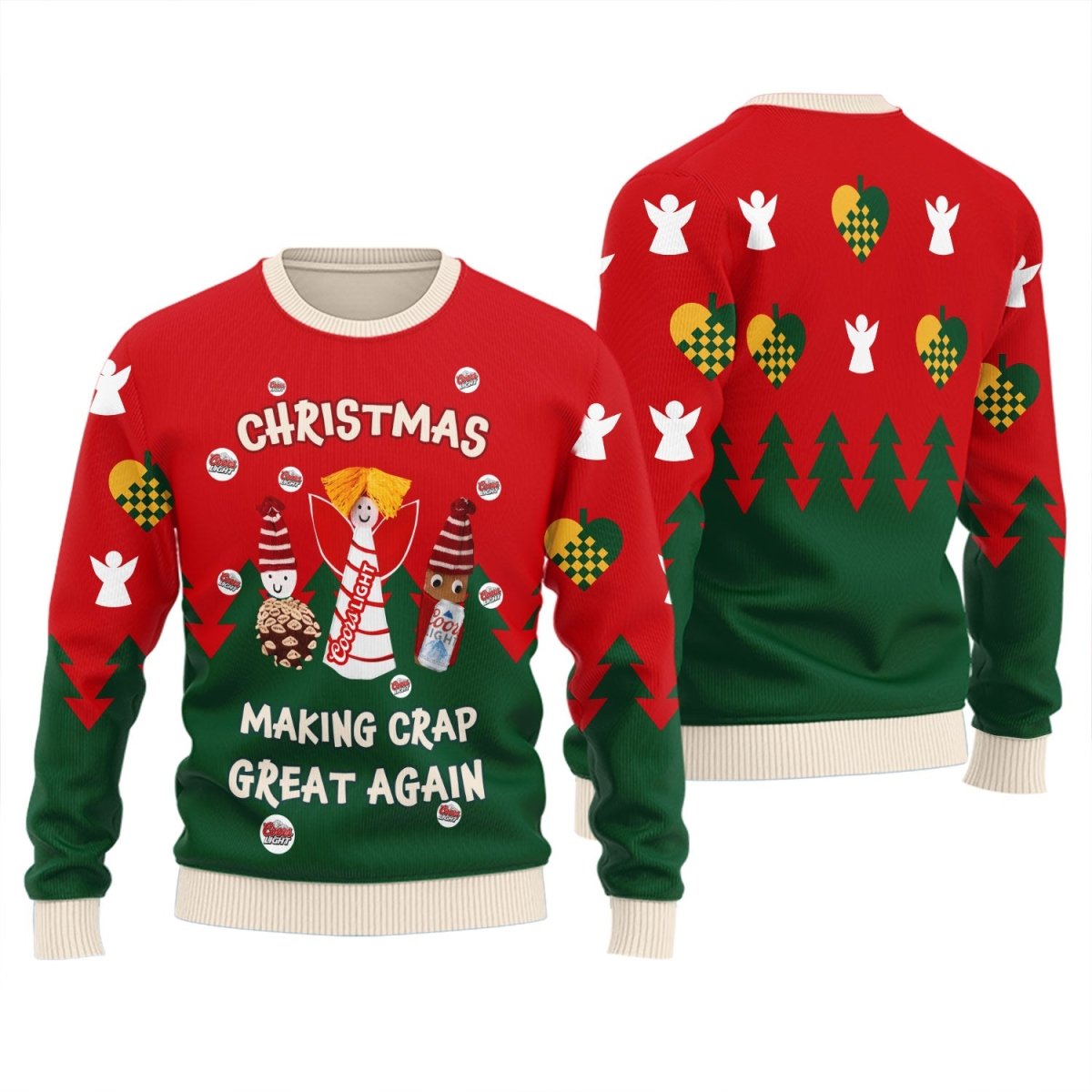 Coors Light Making Christmas Great Again Ugly Sweater - Flexiquor.com