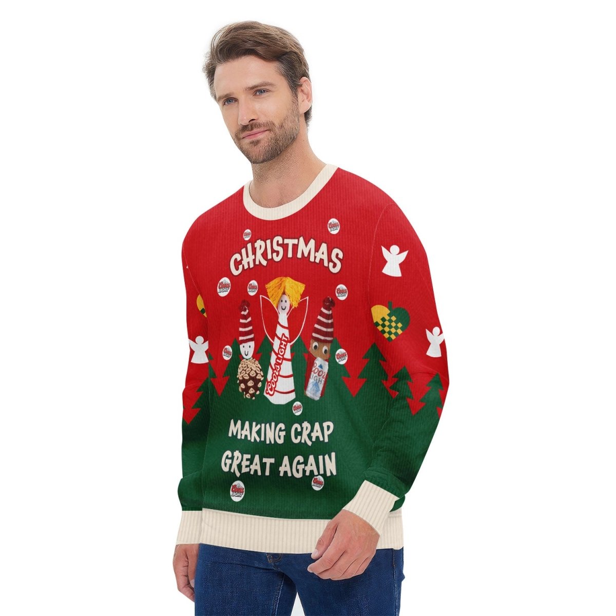 Coors Light Making Christmas Great Again Ugly Sweater - Flexiquor.com