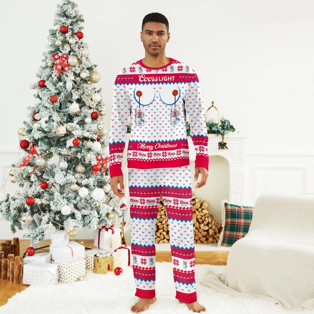 Coors Light Merry Chistmas Family Pajamas Set - Flexiquor.com