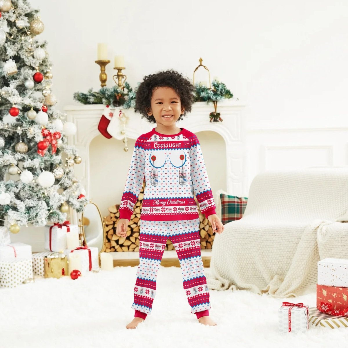 Coors Light Merry Chistmas Family Pajamas Set - Flexiquor.com