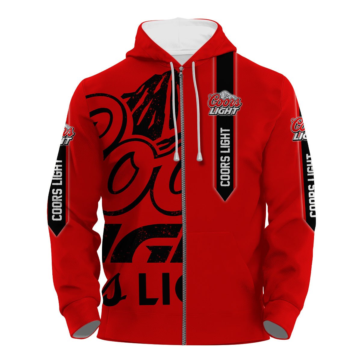 Coors Light Mountain Wave Hoodie & Zip Hoodie - Flexiquor.com