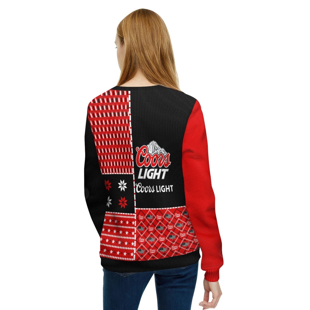 Coors Light Retro Christmas Ugly Sweater - Flexiquor.com