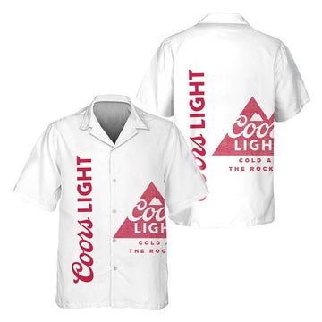 Coors Light Retro Graphic Hawaiian Shirt - Flexiquor.com
