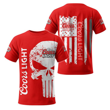 Coors Light Skull T-Shirt - Flexiquor.com