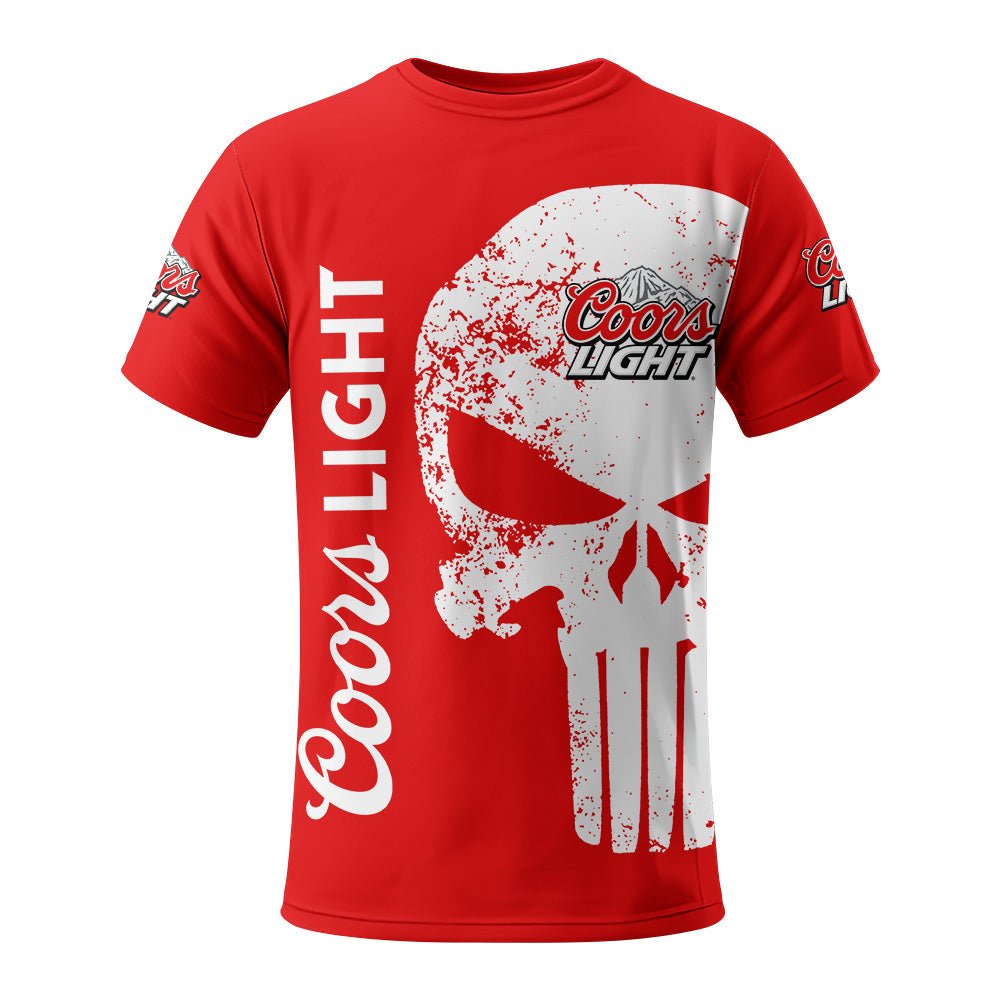 Coors Light Skull T-Shirt - Flexiquor.com