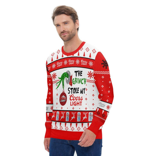 Coors Light The Grinch Stole Ugly Sweater - Flexiquor.com