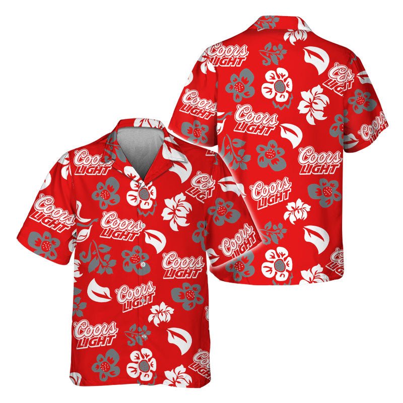 Coors Light Tropical Garden Hawaiian Shirt - Flexiquor.com