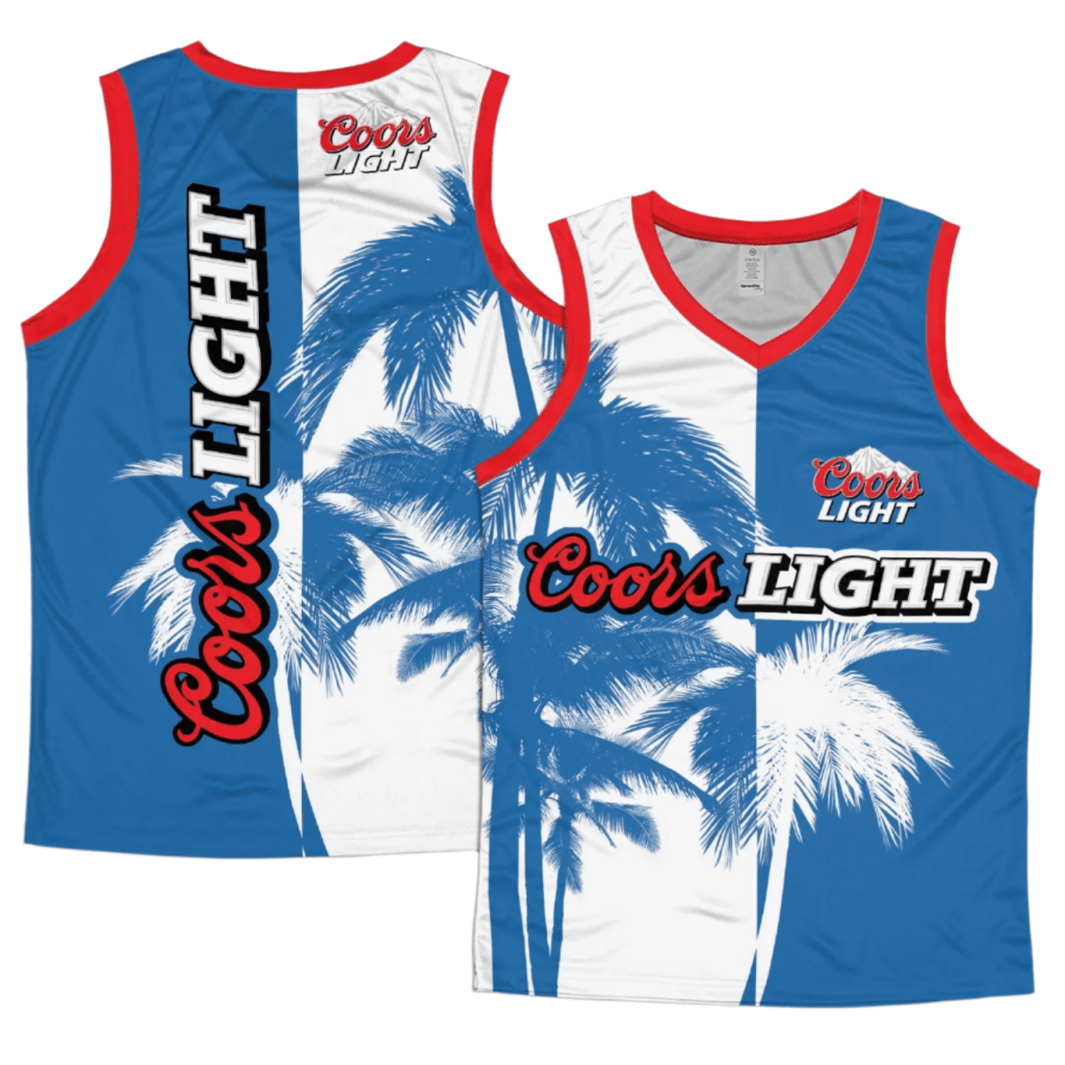 Coors Light Tropical Men's Tank Top - Flexiquor.com