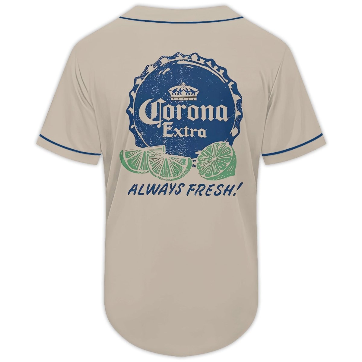 Corona Extra Alway Fresh Baseball Jersey - Flexiquor.com