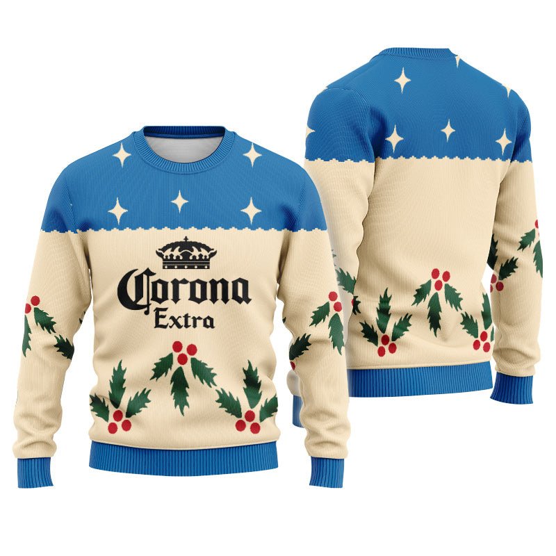 Corona Extra Chrismas Cherry Ugly Sweater - Flexiquor.com