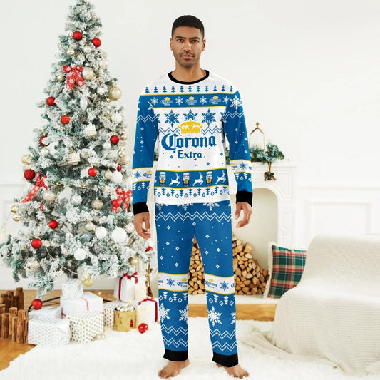 Corona Extra Christmas Family Pajamas Set - Flexiquor.com