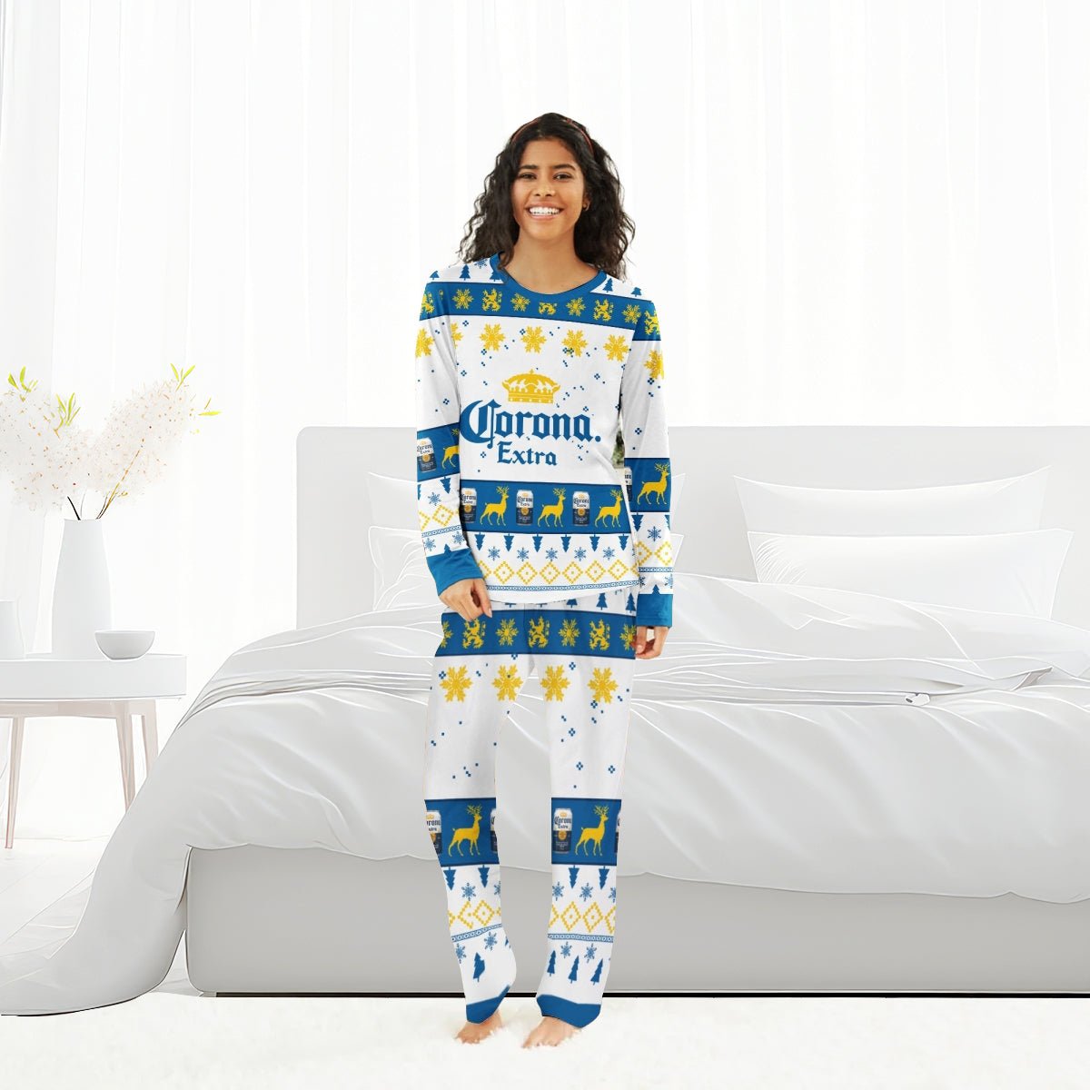 Corona Extra Christmas Family Pajamas Set - Flexiquor.com