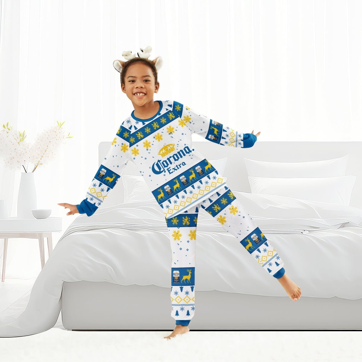 Corona Extra Christmas Family Pajamas Set - Flexiquor.com