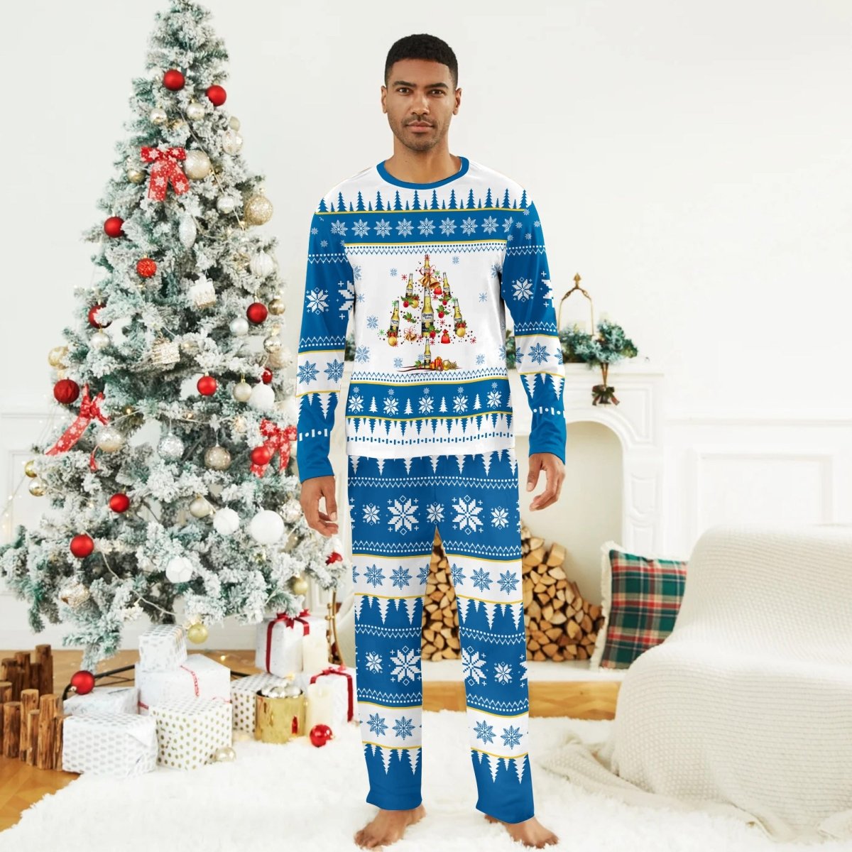 Corona Extra Christmas Tree Family Pajamas Set - Flexiquor.com