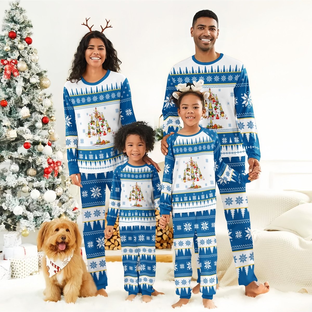 Corona Extra Christmas Tree Family Pajamas Set - Flexiquor.com