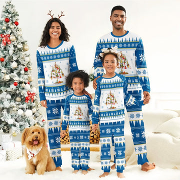 Corona Extra Christmas Tree Family Pajamas Set - Flexiquor.com