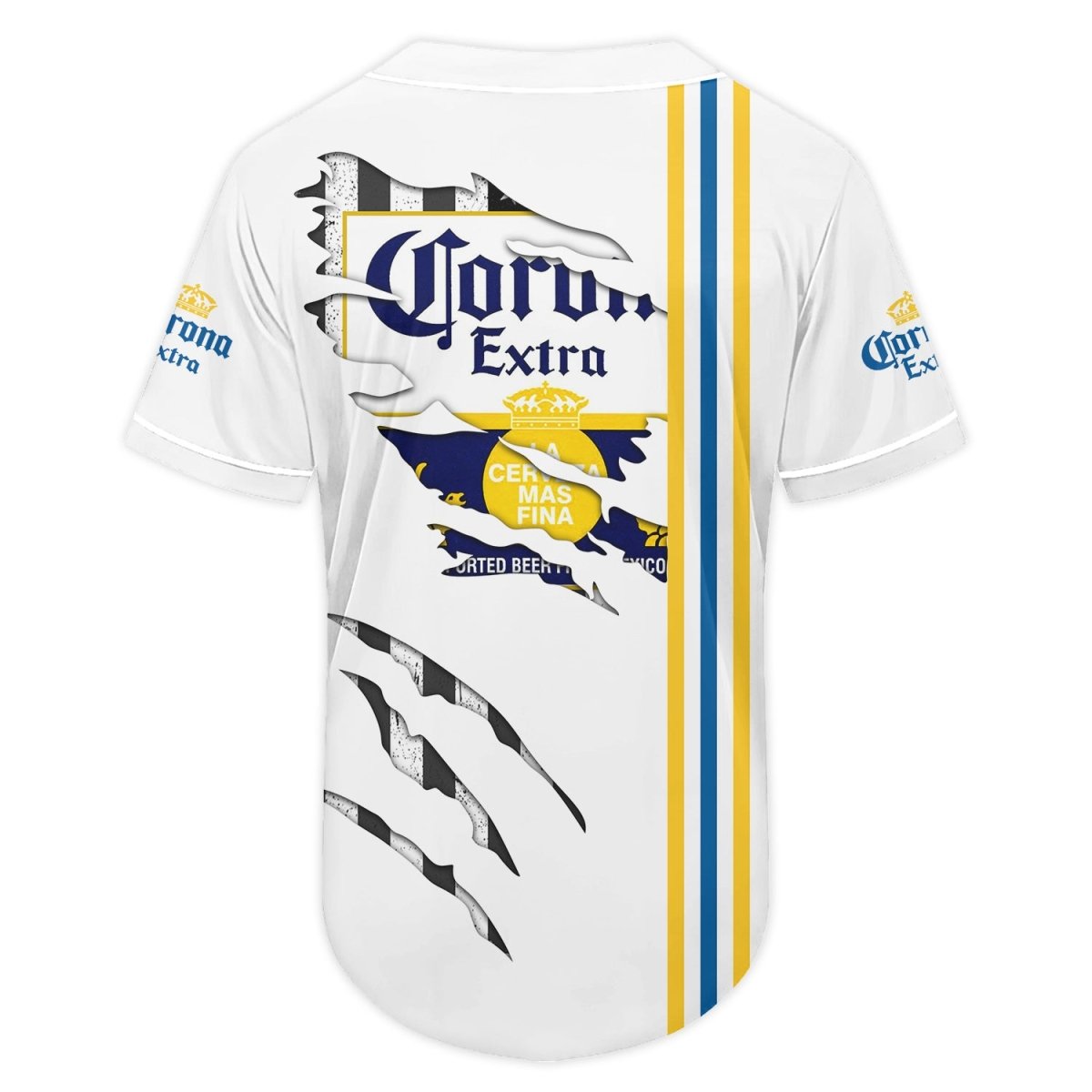 Corona Extra Claw Scratches Baseball Jersey - Flexiquor.com