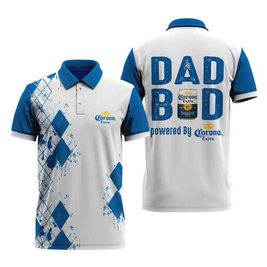 Corona Extra Diamond Dad Polo Shirt - Flexiquor.com