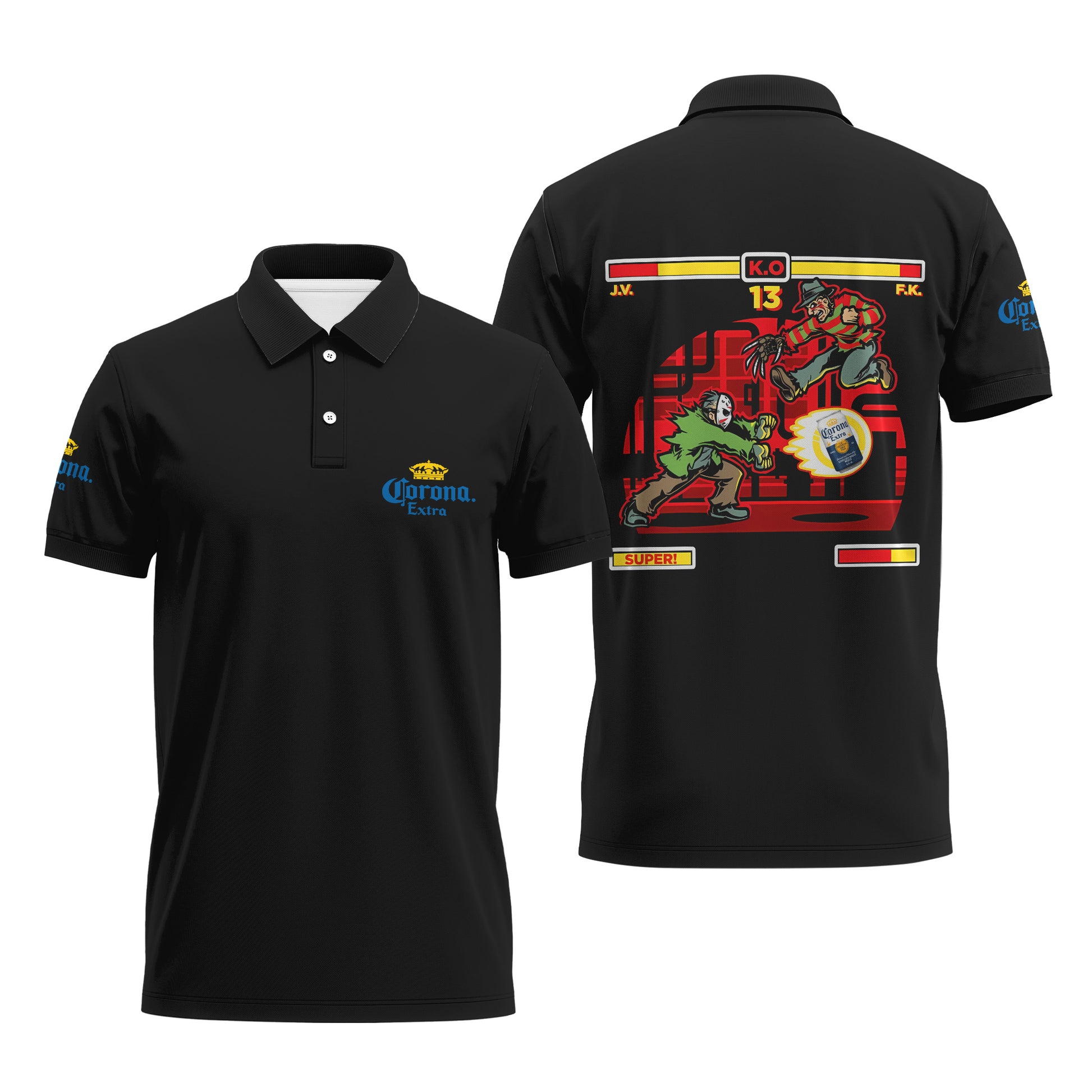 Corona Extra Halloween Arcade Polo Shirt