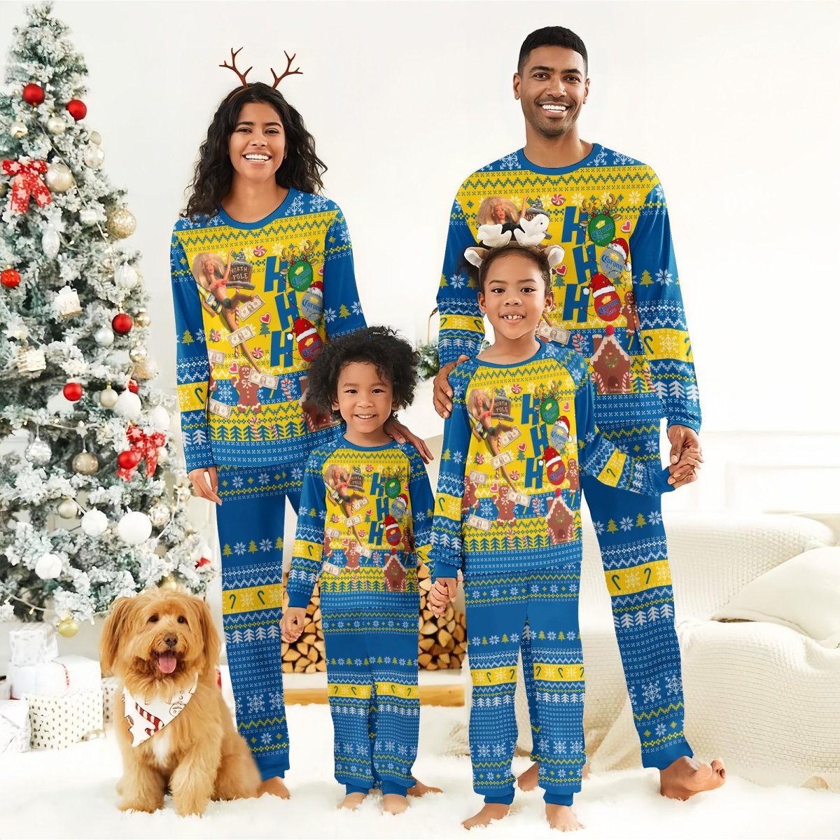 Corona Extra HoHoHo Family Pajamas Set - Flexiquor.com