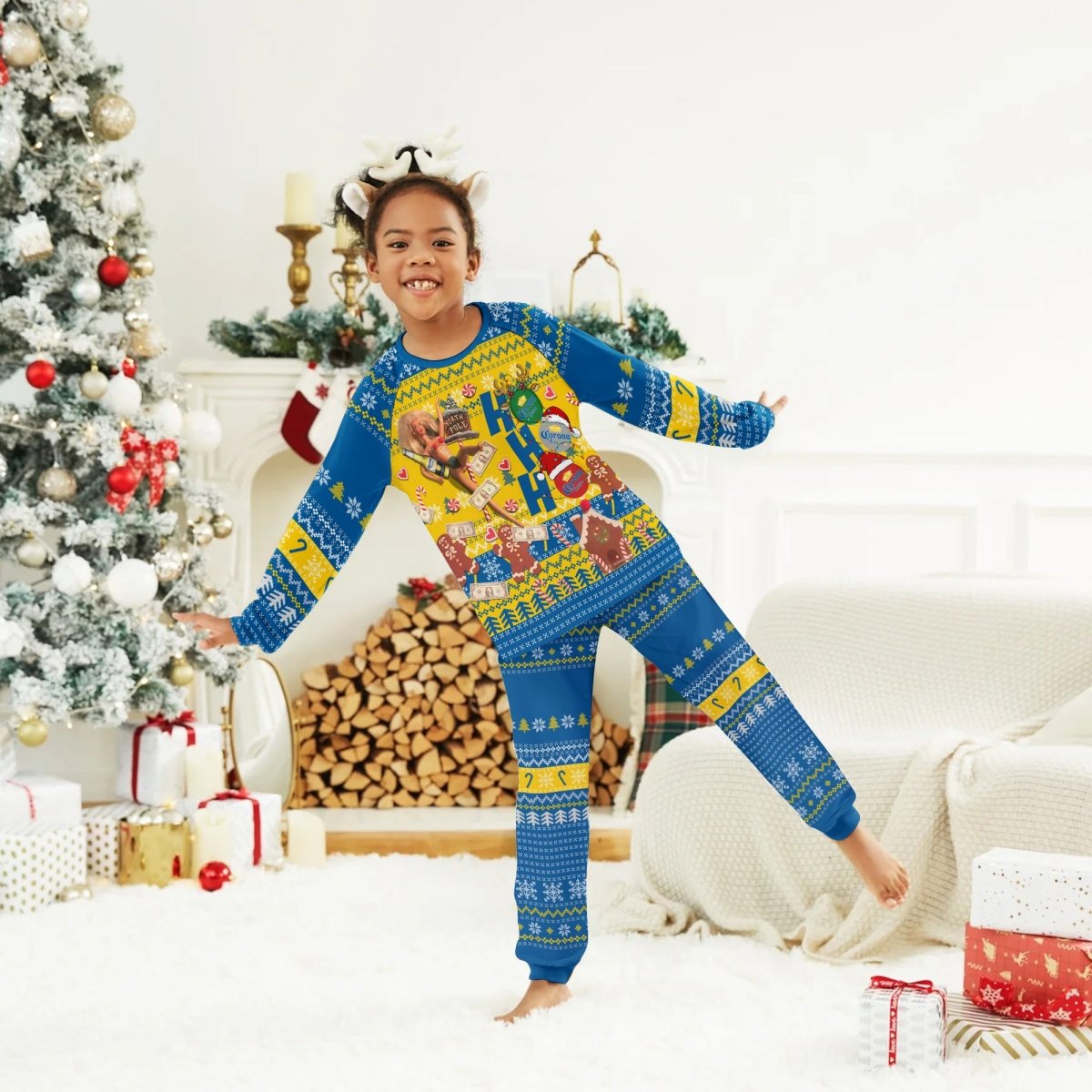 Corona Extra HoHoHo Family Pajamas Set - Flexiquor.com