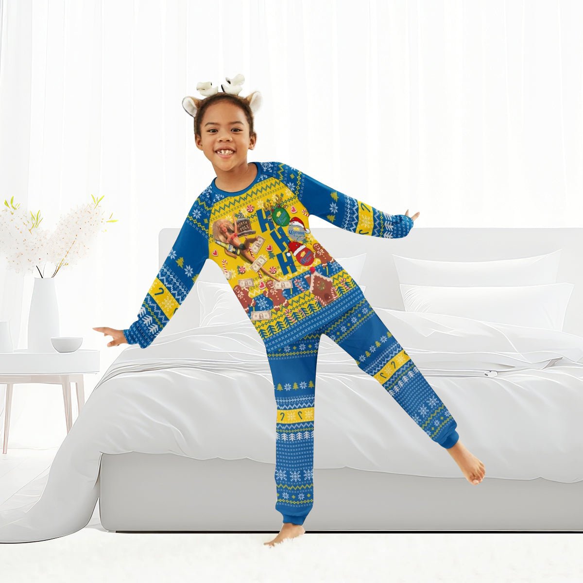 Corona Extra HoHoHo Family Pajamas Set - Flexiquor.com