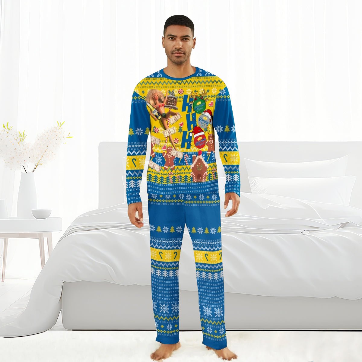 Corona Extra HoHoHo Family Pajamas Set - Flexiquor.com