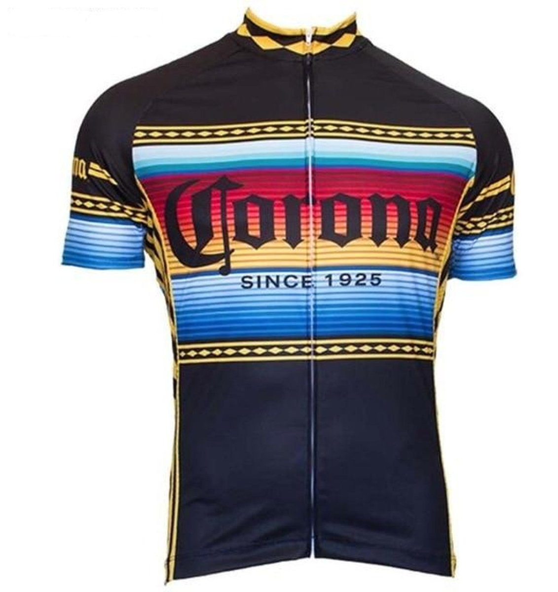 Corona Extra La Cerveza Mas Fina Men's Cycling Jersey - Flexiquor.com