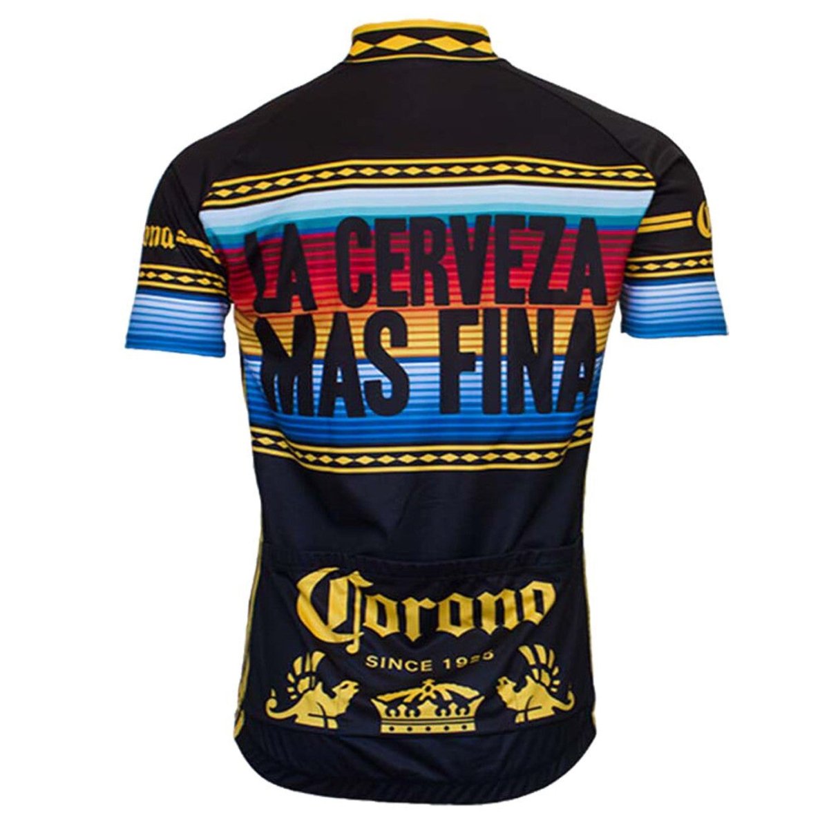 Corona Extra La Cerveza Mas Fina Men's Cycling Jersey - Flexiquor.com