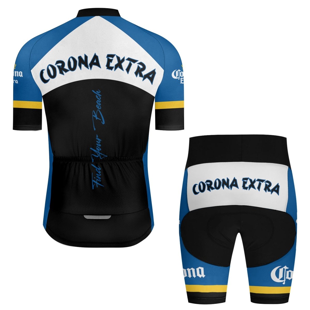 Corona Extra Made To Chill Men's Cycling Jersey Set - Flexiquor.com