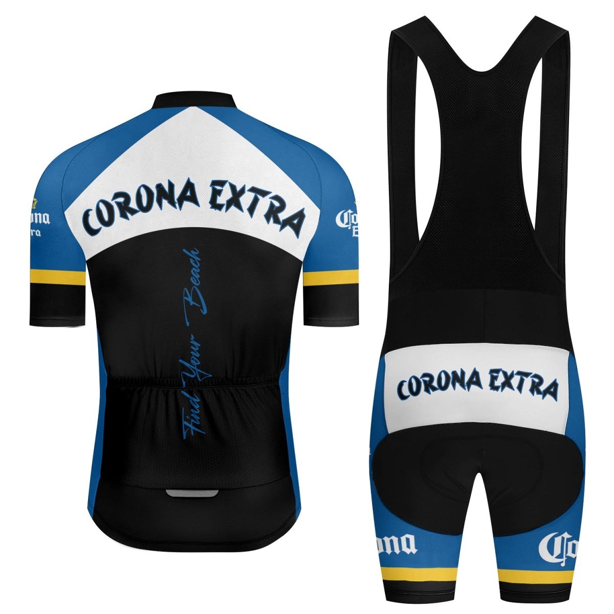 Corona Extra Made To Chill Men's Cycling Jersey Set - Flexiquor.com