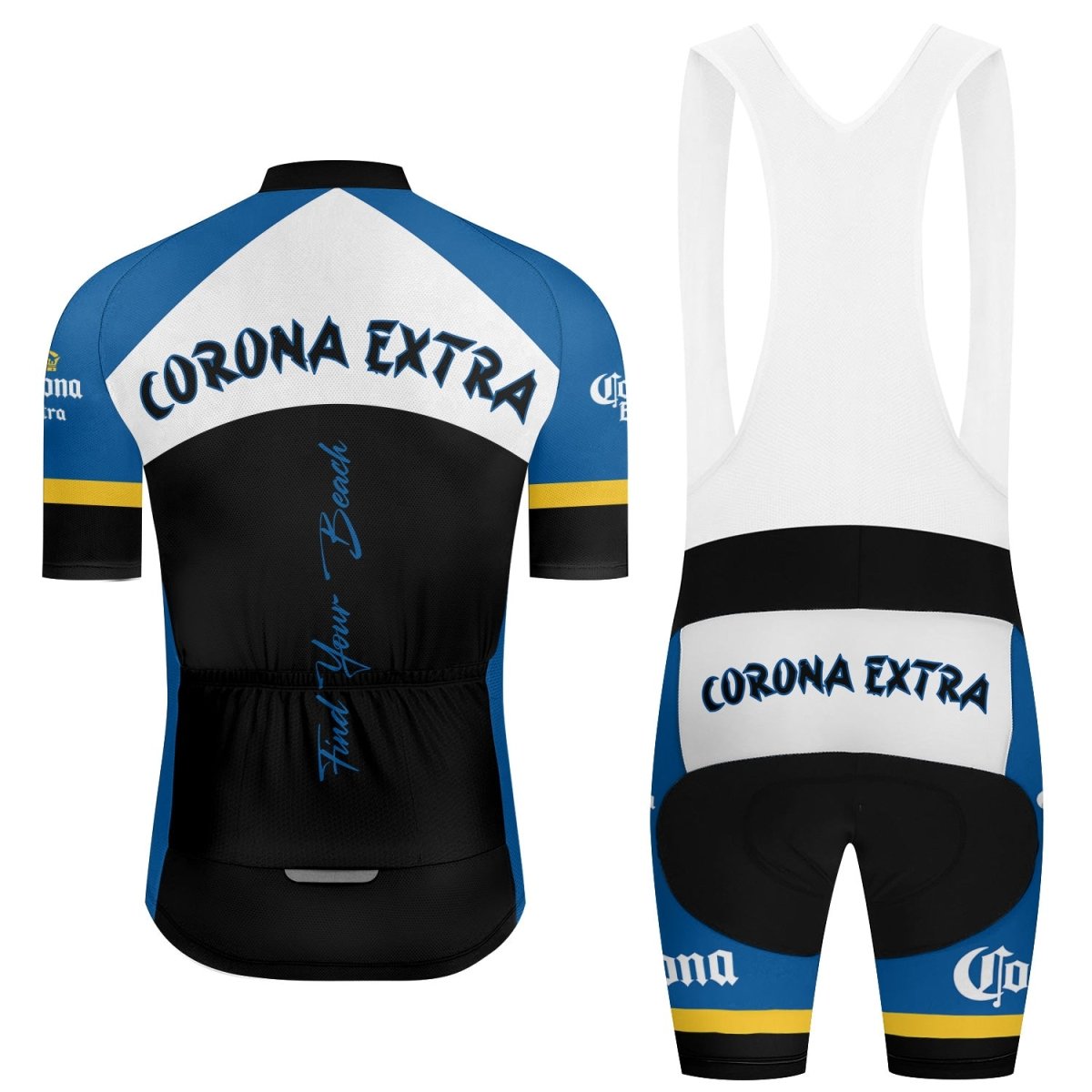 Corona Extra Made To Chill Men's Cycling Jersey Set - Flexiquor.com