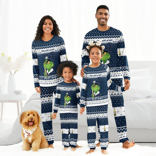 Corona Extra Make Grinch Happy Family Pajamas Set - Flexiquor.com
