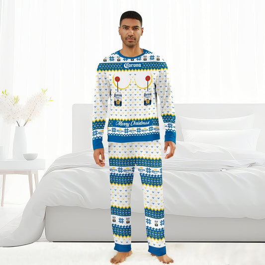 Corona Extra Merry Chistmas Family Pajamas Set - Flexiquor.com