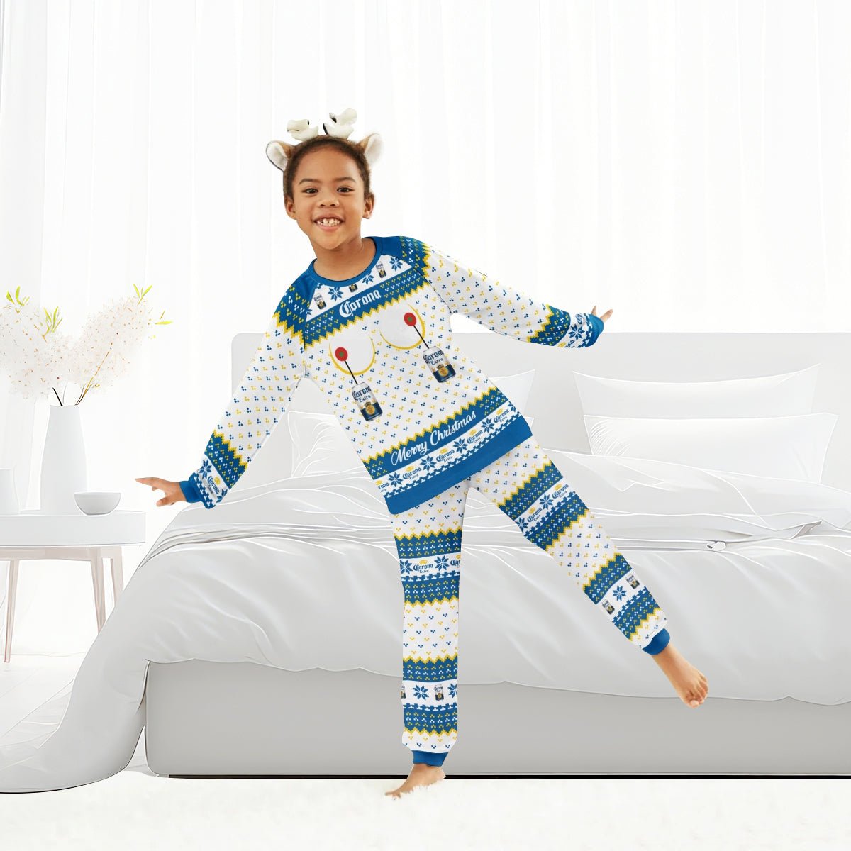 Corona Extra Merry Chistmas Family Pajamas Set - Flexiquor.com