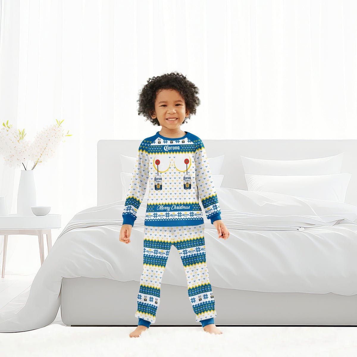 Corona Extra Merry Chistmas Family Pajamas Set - Flexiquor.com