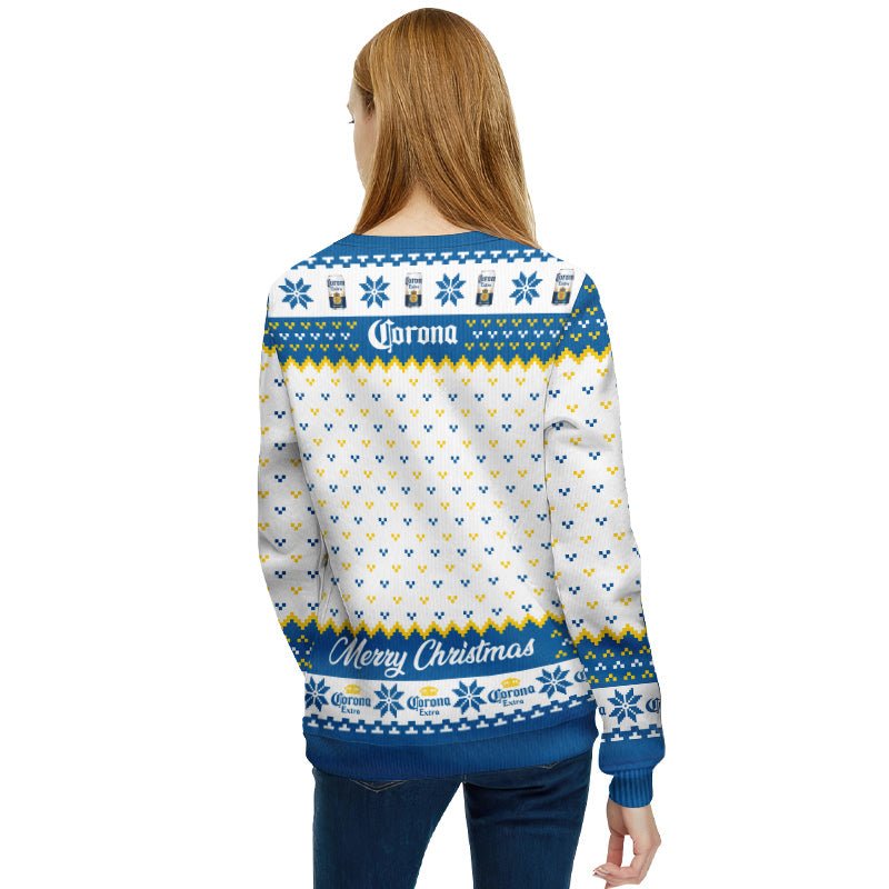 Corona Extra Merry Christmas Ugly Sweater - Flexiquor.com