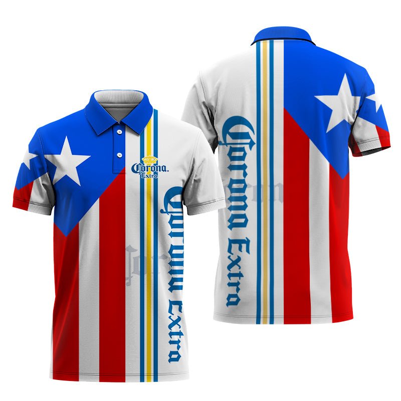 Corona Extra Puerto Rican Polo Shirt - Flexiquor.com