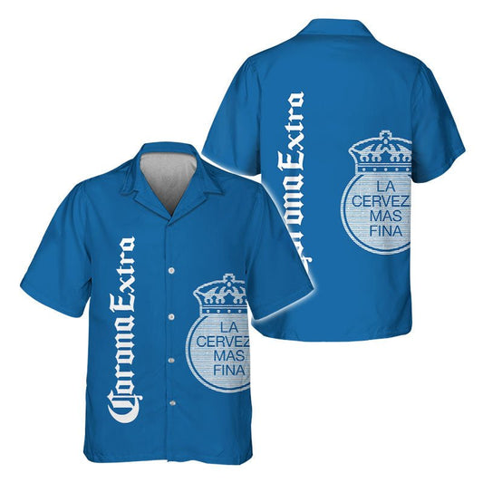 Corona Extra Retro Graphic Hawaiian Shirt - Flexiquor.com
