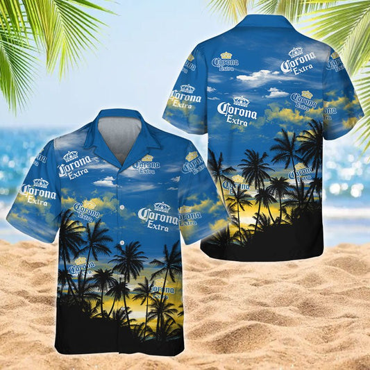 Corona Extra Tropical Sunset Hawaiian Shirt - Flexiquor.com