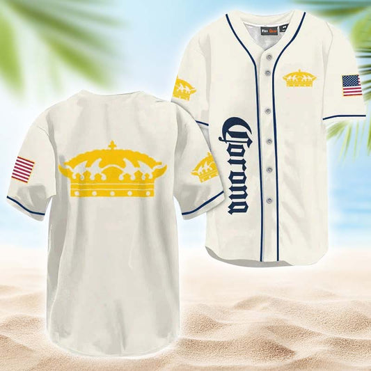 Corona Extra USA Flag Baseball Jersey - Flexiquor.com
