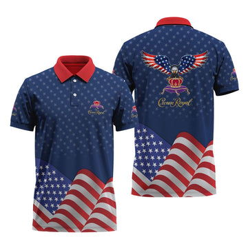 Crown Royal American Eagle Polo Shirt - Flexiquor.com