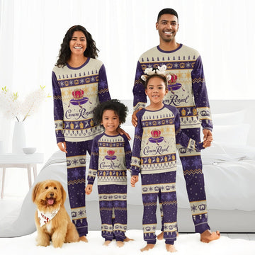 Crown Royal Christmas Family Pajamas Set - Flexiquor.com
