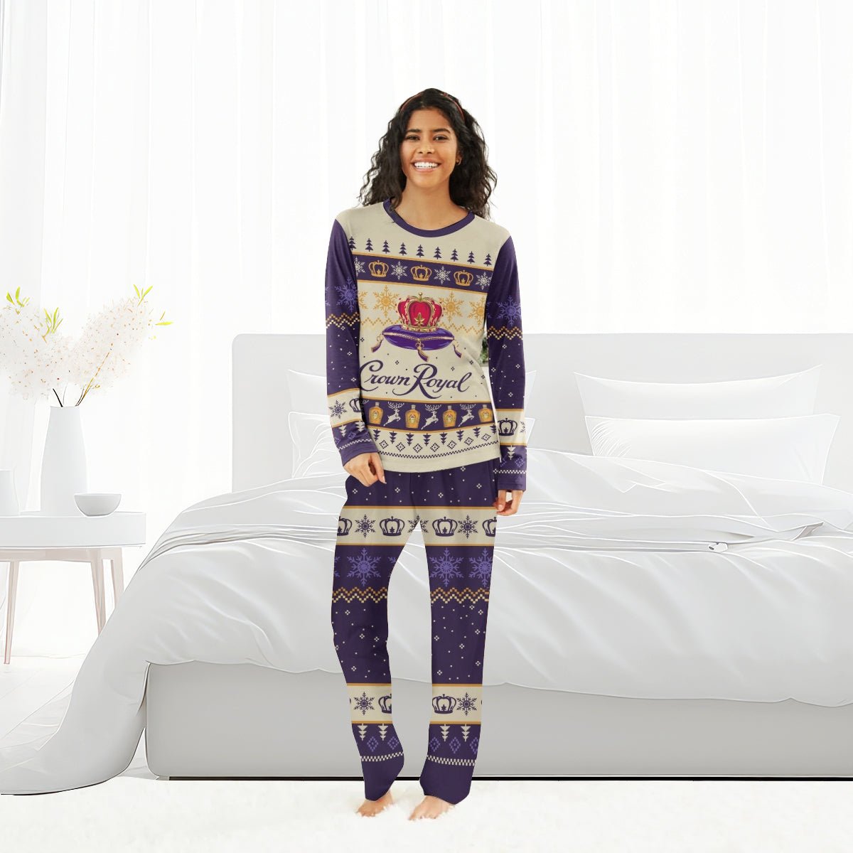 Crown Royal Christmas Family Pajamas Set - Flexiquor.com