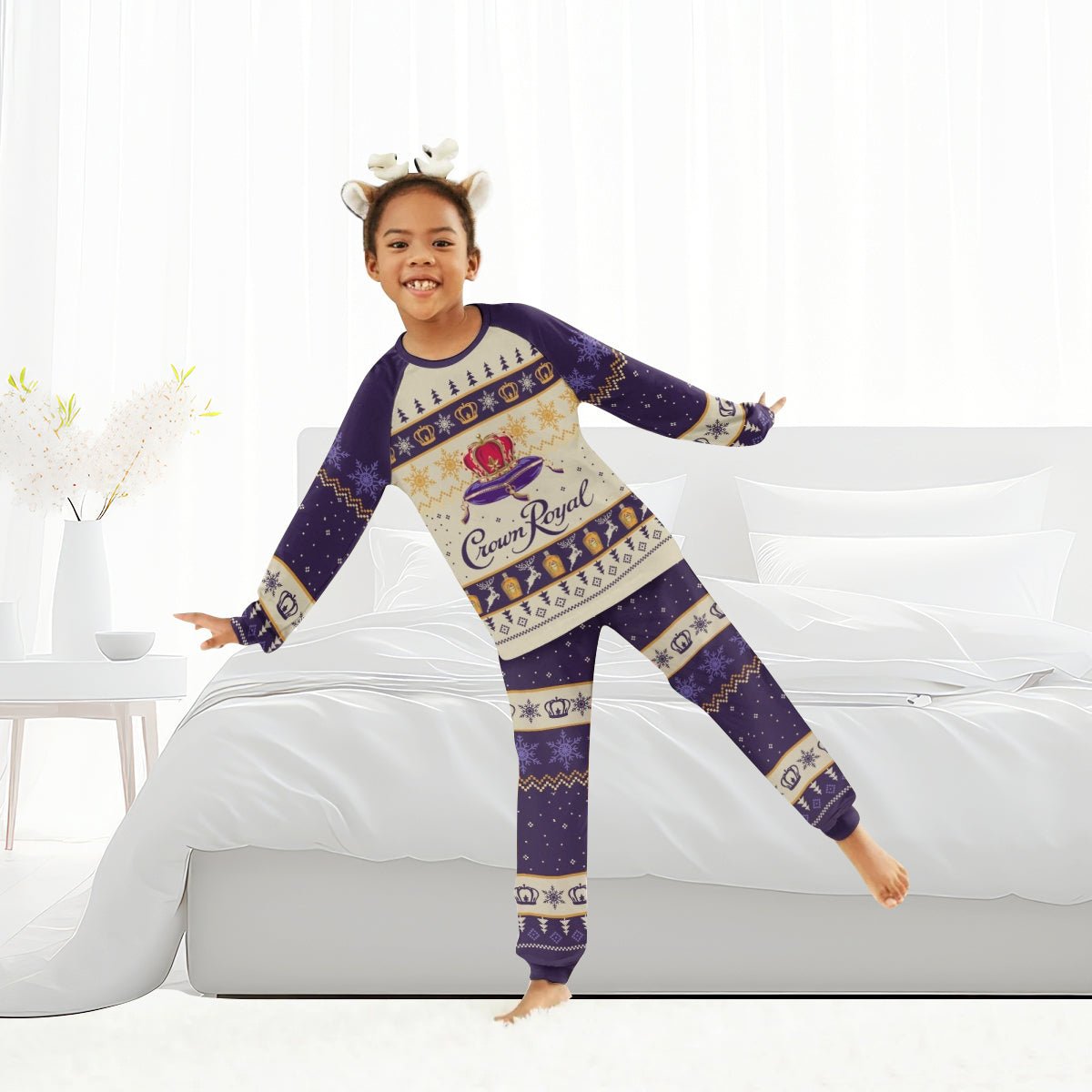 Crown Royal Christmas Family Pajamas Set - Flexiquor.com