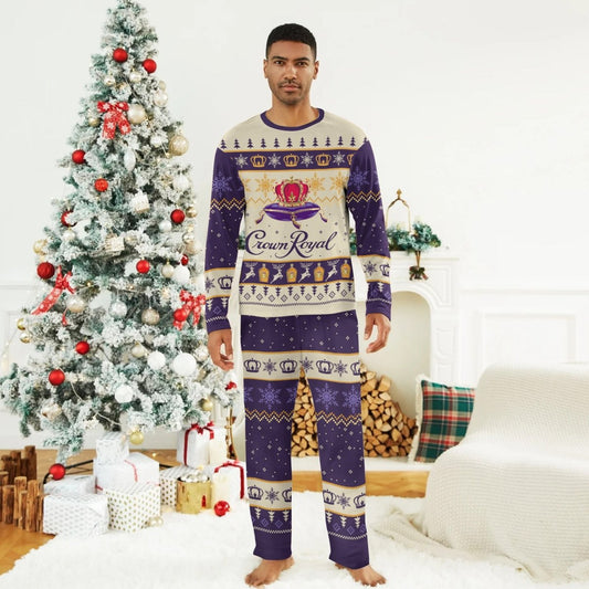 Crown Royal Christmas Family Pajamas Set - Flexiquor.com