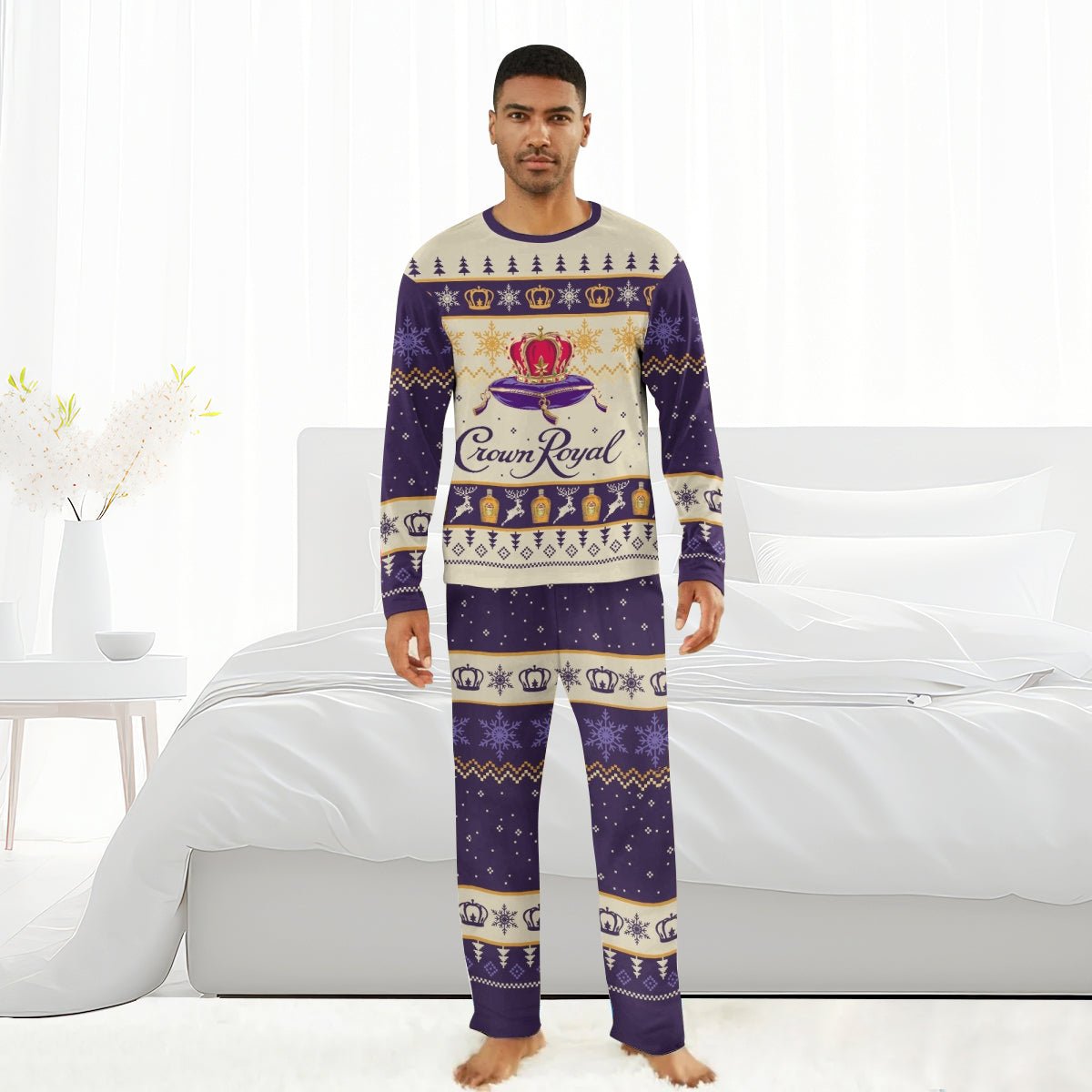 Crown Royal Christmas Family Pajamas Set - Flexiquor.com