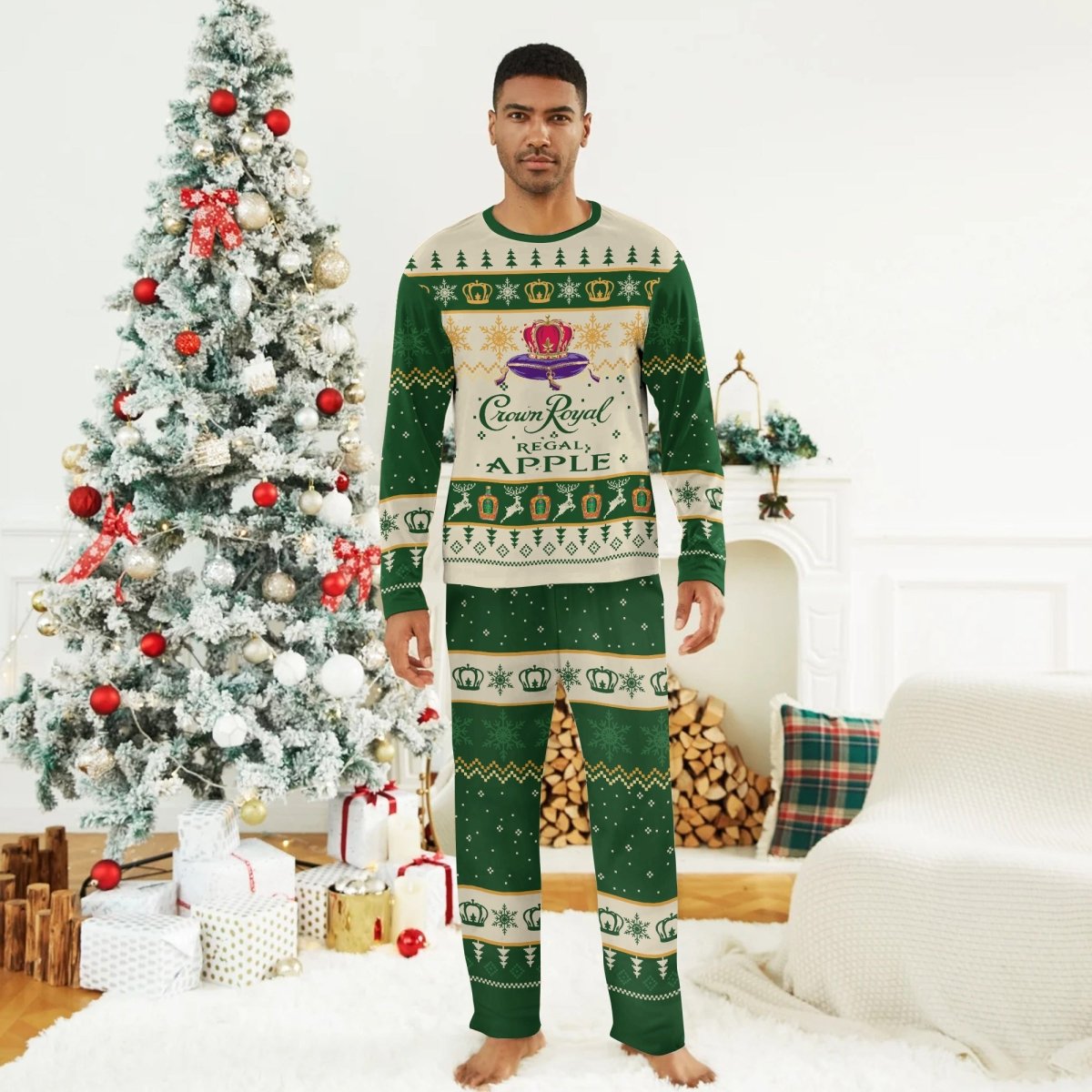 Crown Royal Christmas Family Pajamas Set - Flexiquor.com