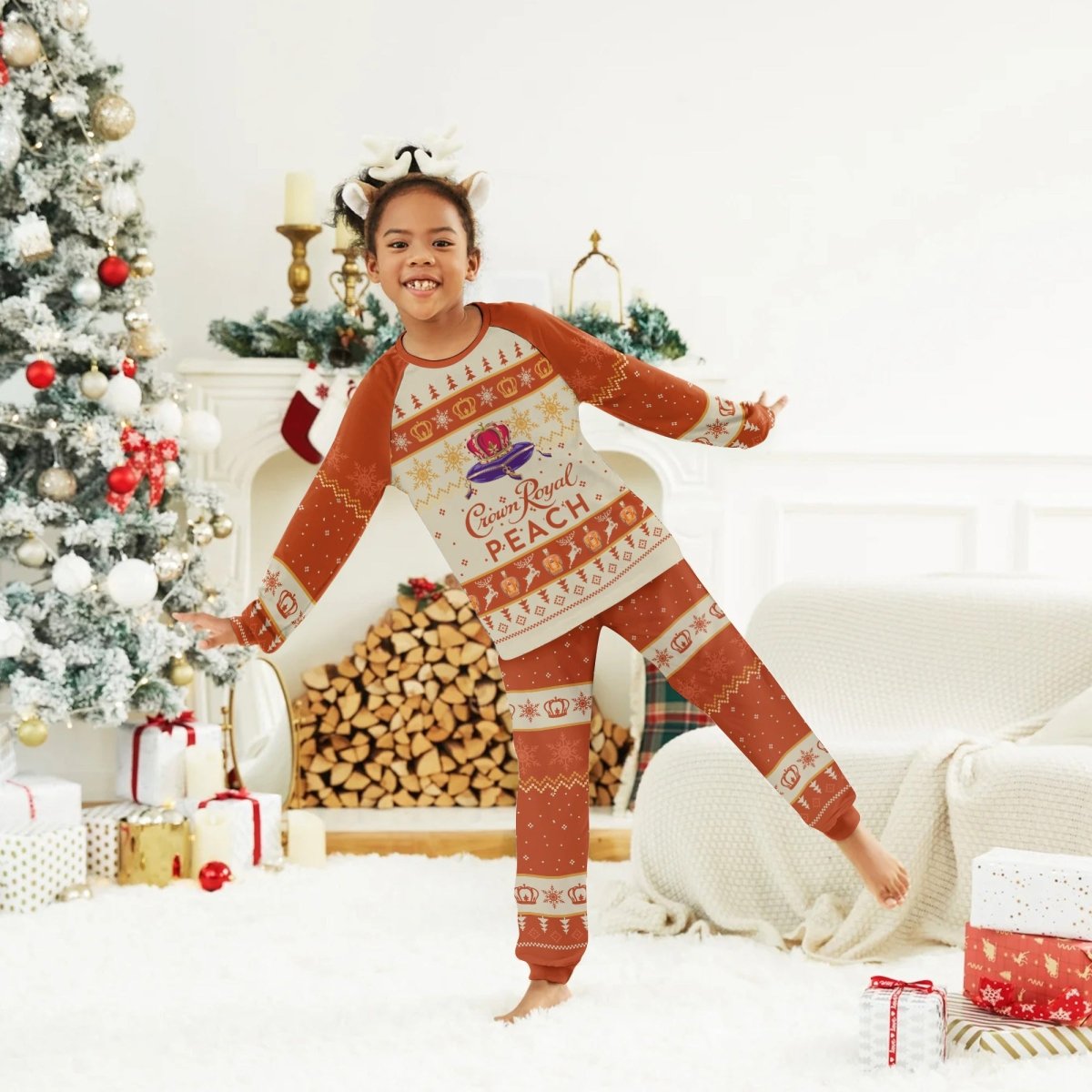 Crown Royal Christmas Family Pajamas Set - Flexiquor.com