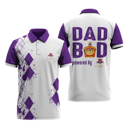 Crown Royal Diamond Dad Polo Shirt